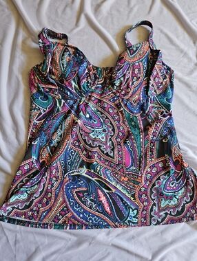 Title Nine Paisley Tankini